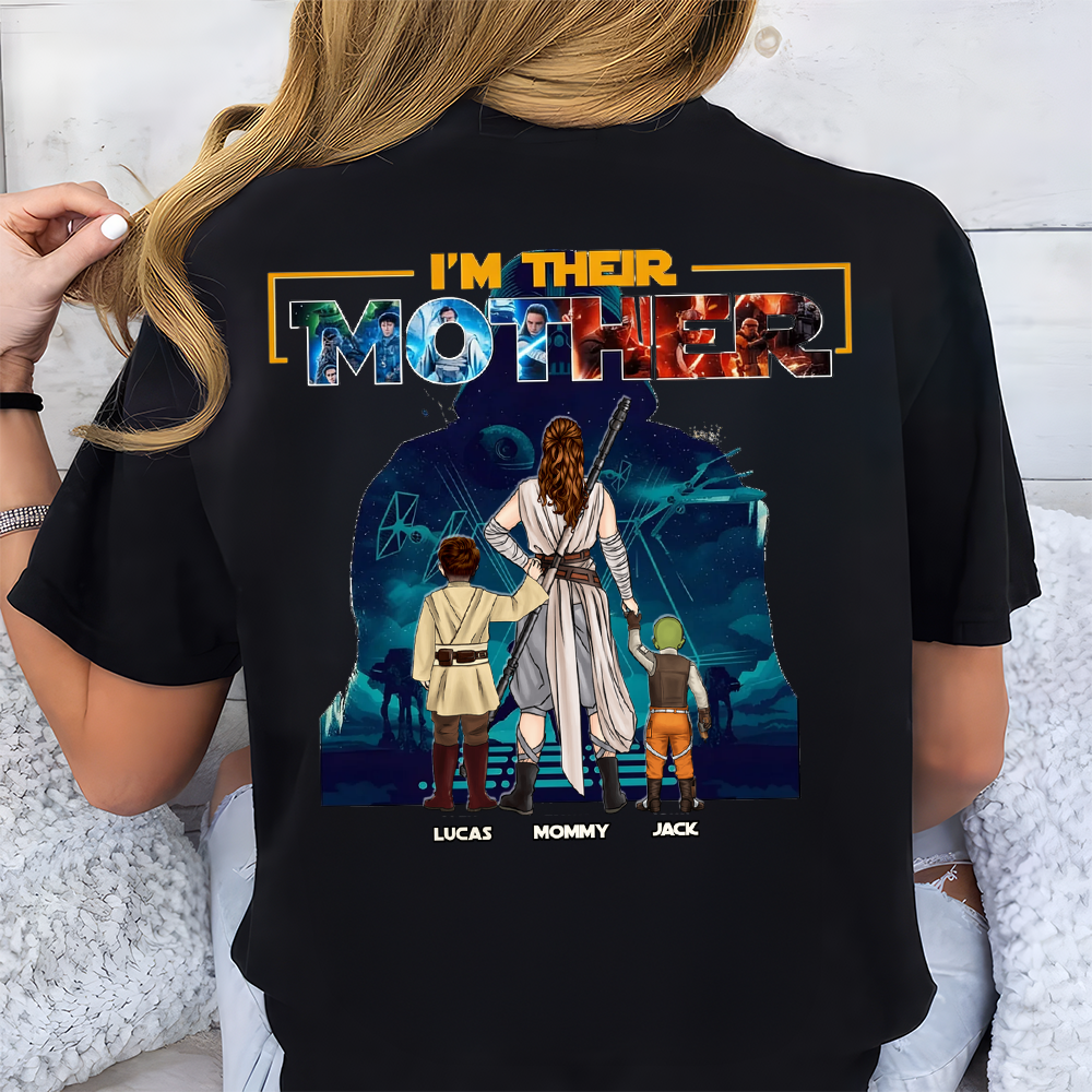 Personalized I Am Their Mother Shirt Custom Gift for Mom Cotton Apparel GradoCreations