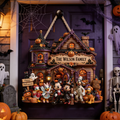 Personalized Halloween Wood Sign with Family Name | Unique Gift for Home Decor Wood Sign GradoCreations