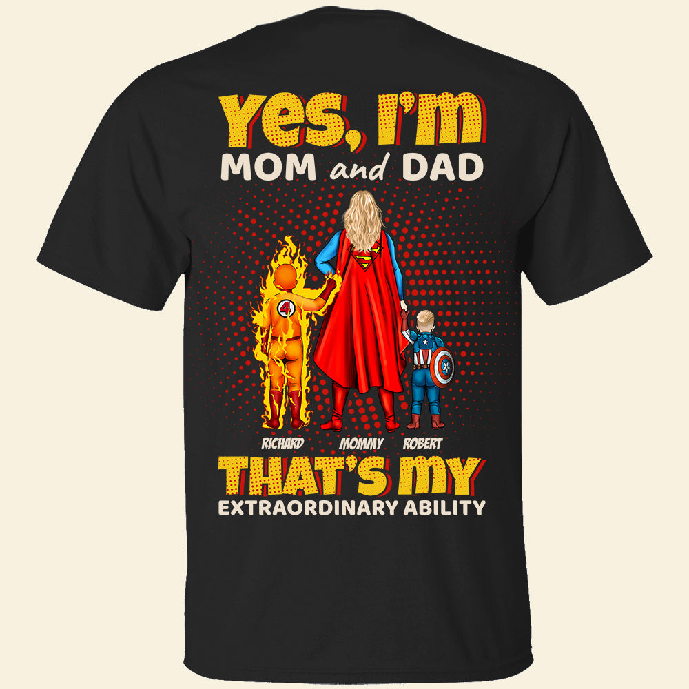 Personalized Mom Shirt Yes I'm Mom Custom Family Gift Cotton Apparel GradoCreations