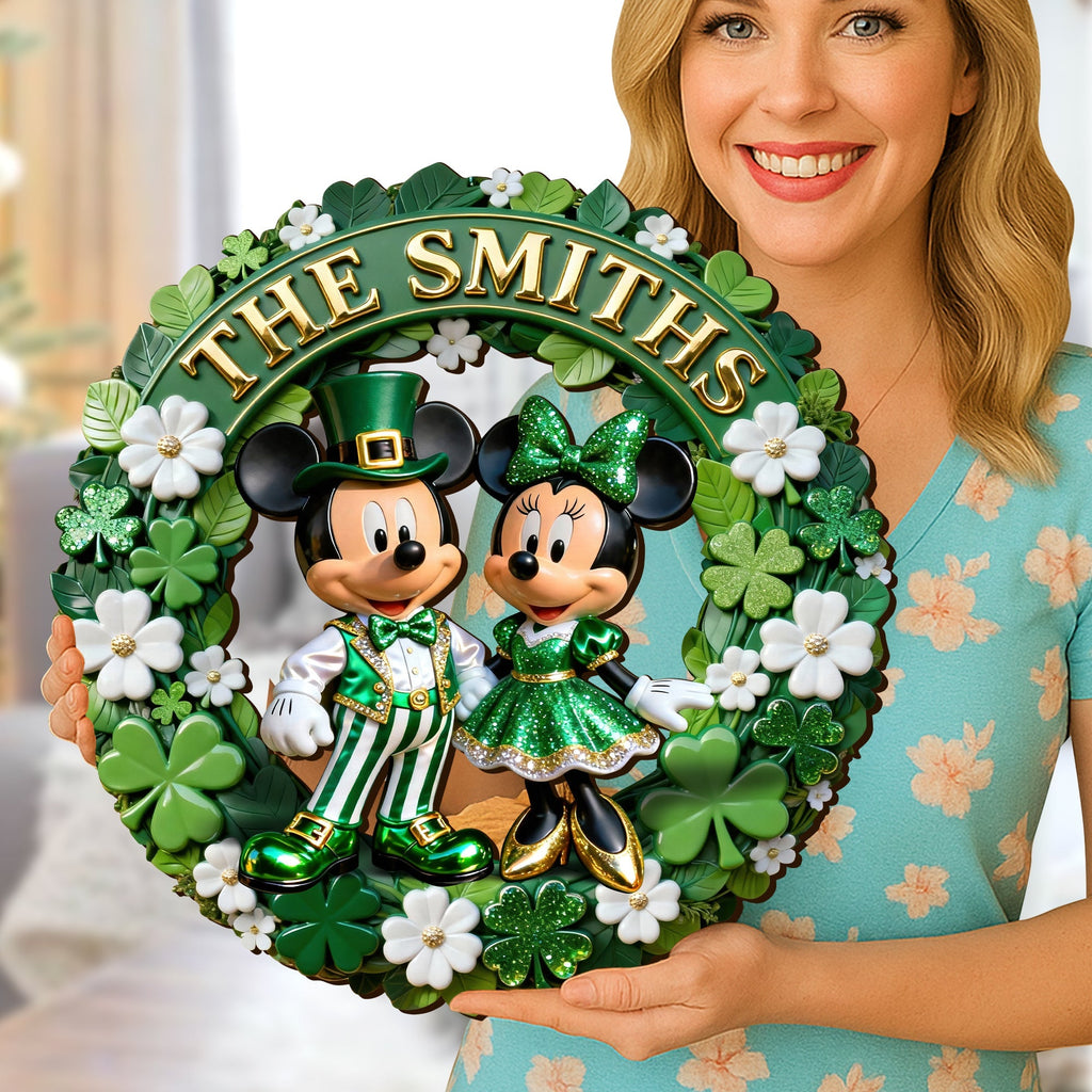 Personalized St. Patrick's Day Wooden Sign Family Gift Decor