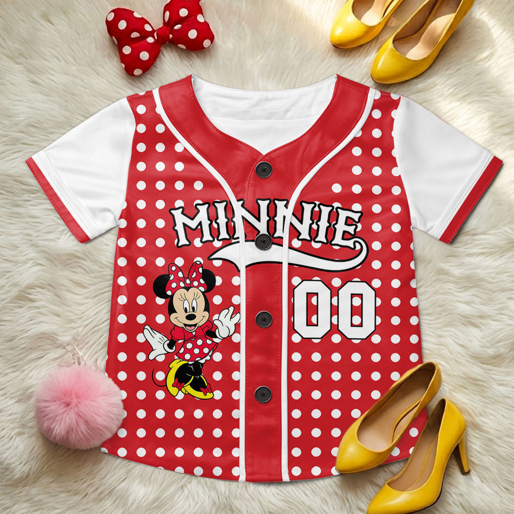 Personalized Disney Baseball Jersey for Kids, Youth, Adult - Unique Gift for Movie Fans