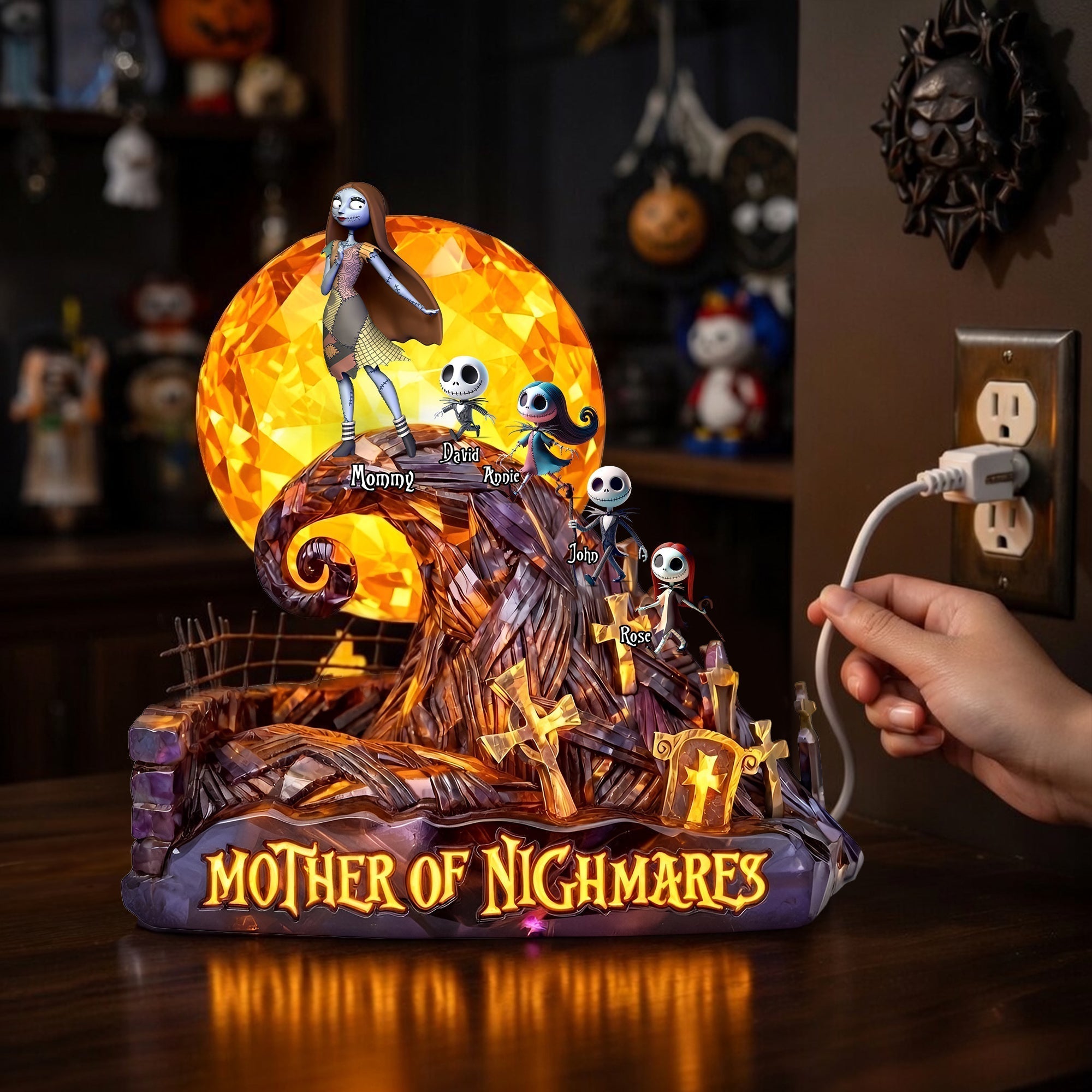 Personalized Acrylic Light Box Gift for Movie Fans Mom