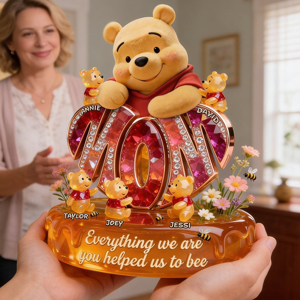 Personalized Acrylic Mom Plaque Heartfelt Gift for Mother's Day