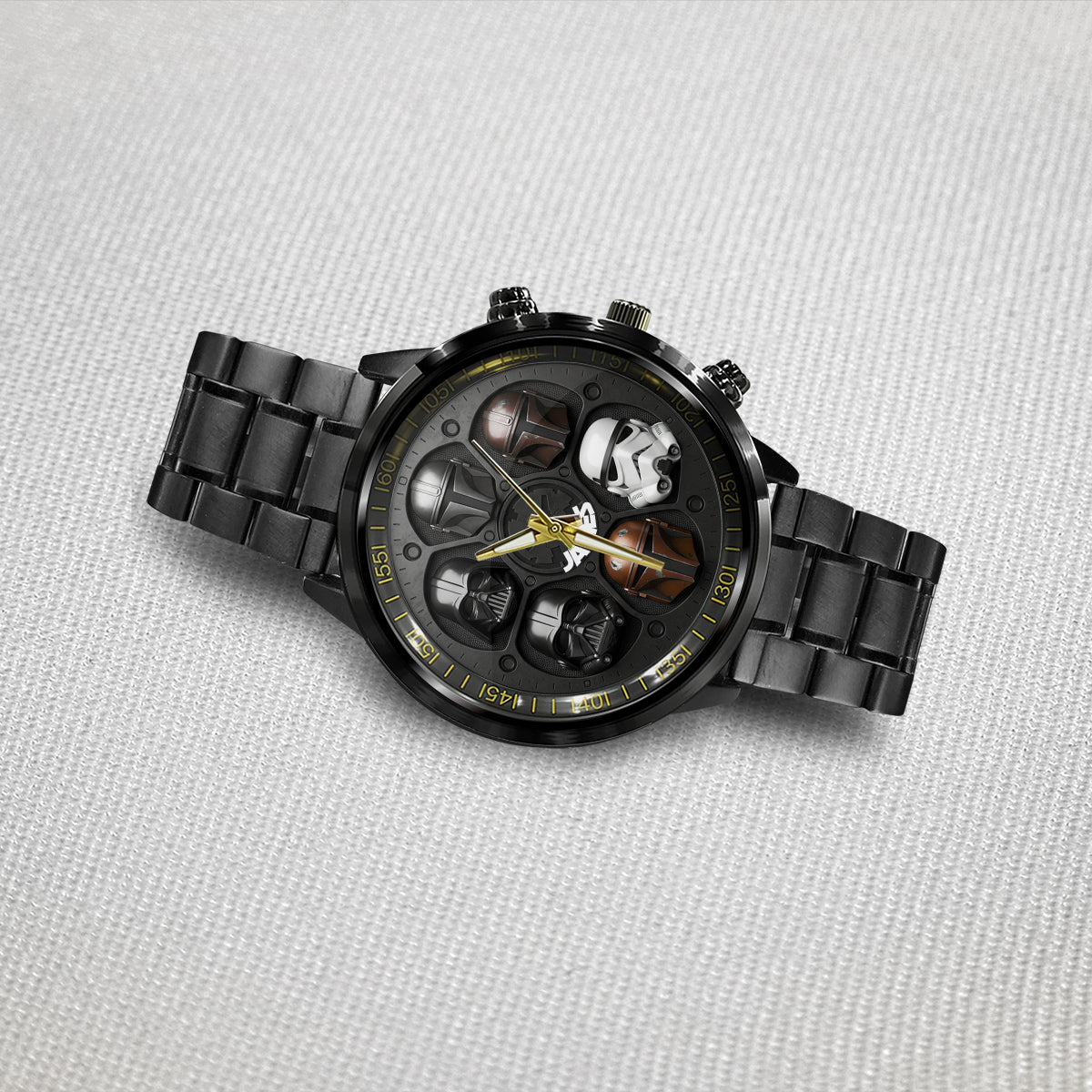 Personalized Star Wars Themed Hand Watch Custom Name Gift for Him