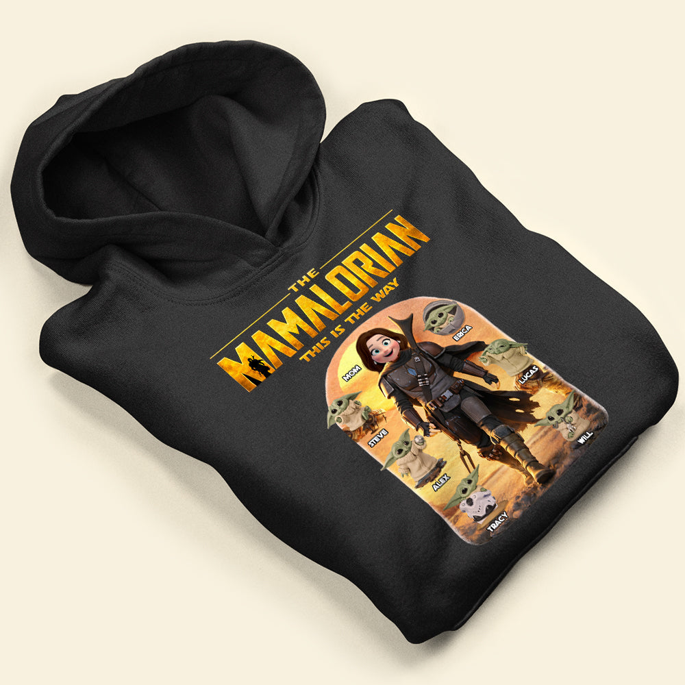 Personalized Mom Galaxy Warrior All Over Shirt Gift Idea