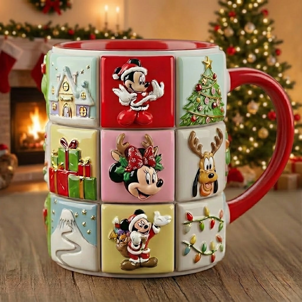 Personalized Magic Mouse Accent Mug Gift for Movie Fans - Christmas