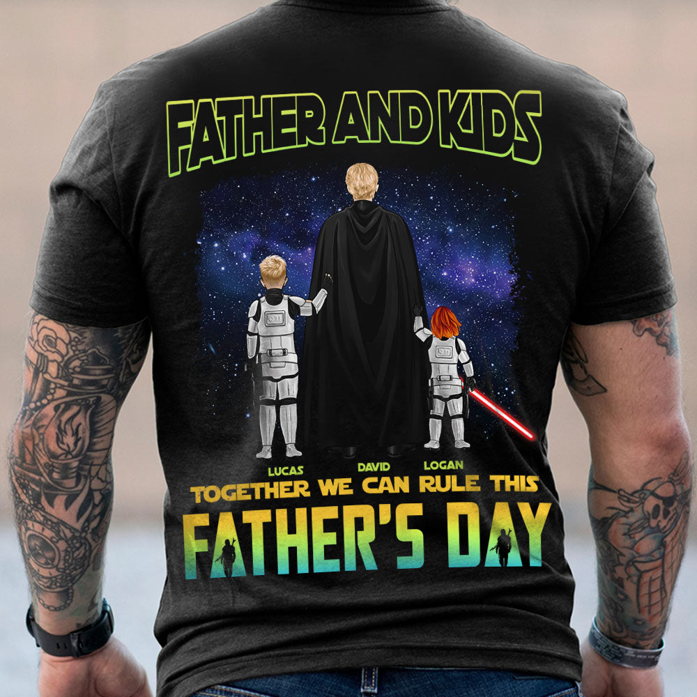 Personalized Star Wars Father's Day T-Shirt for Dad - Cotton Apparel