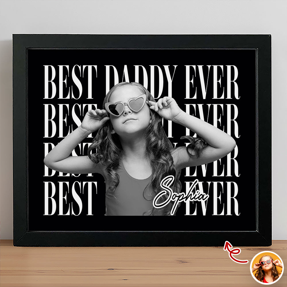Personalized Custom Picture Frame Gift for Dad | GradoCreations HN590 - Picture Frame GradoCreations