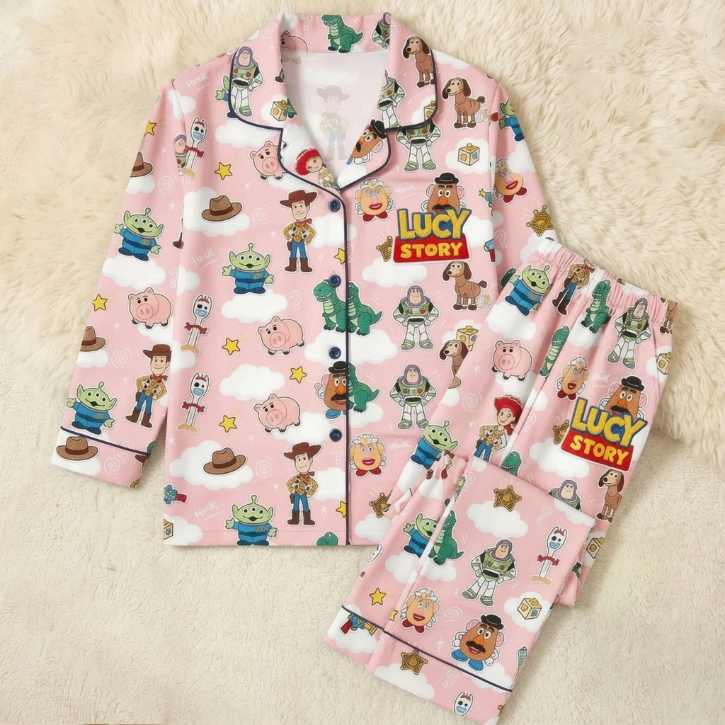 Personalized Toy Story Pajama Set Unique Gift for Movie Fans