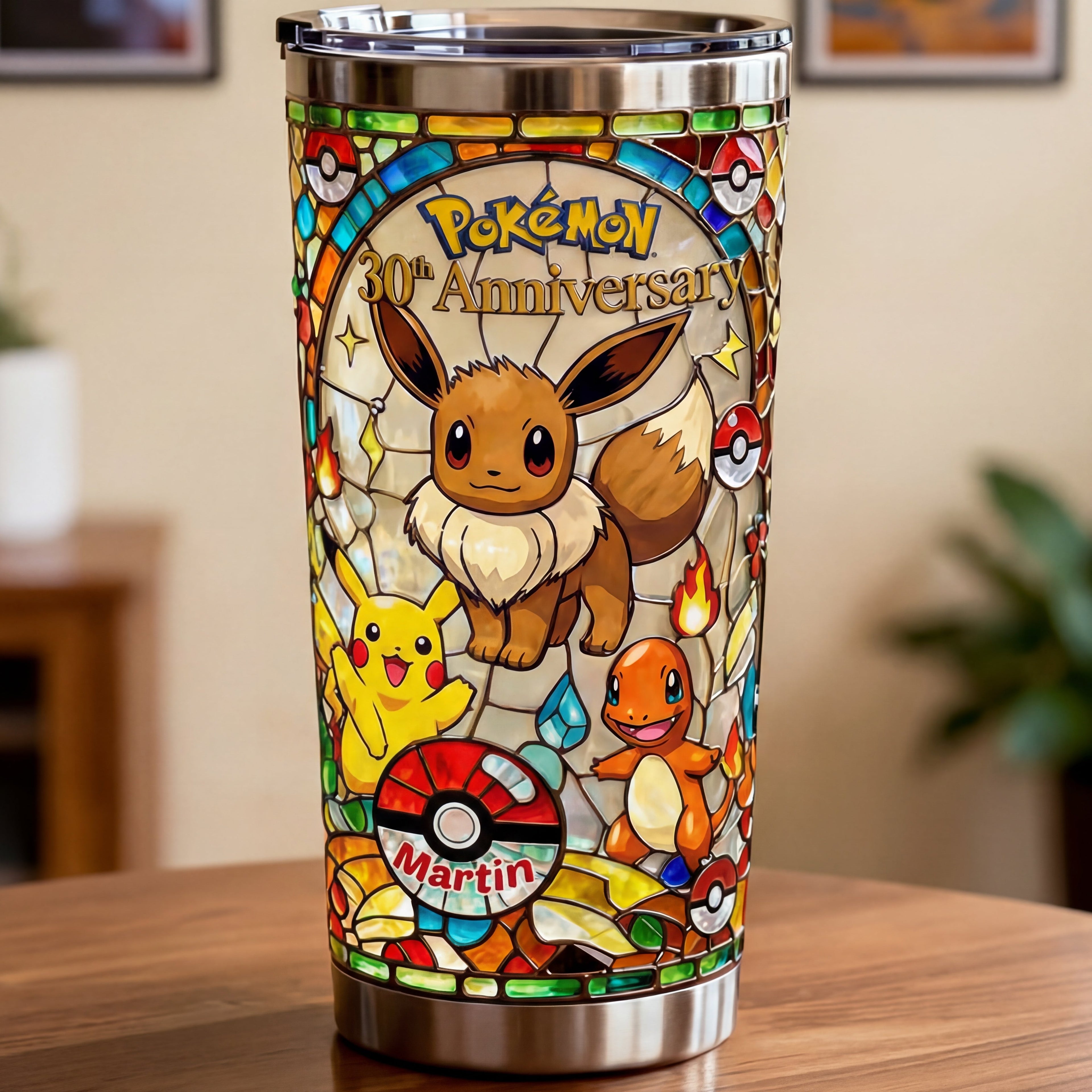 Personalized 30th Anniversary Tumbler Gift for Movie Fans