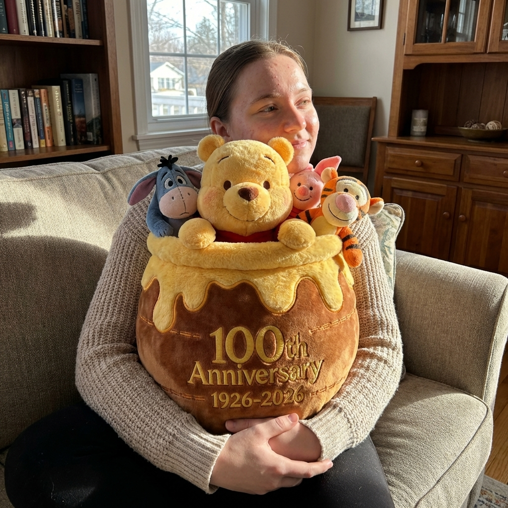 Personalized Disney Honey Bear Pillow Custom Gift for Movie Fans