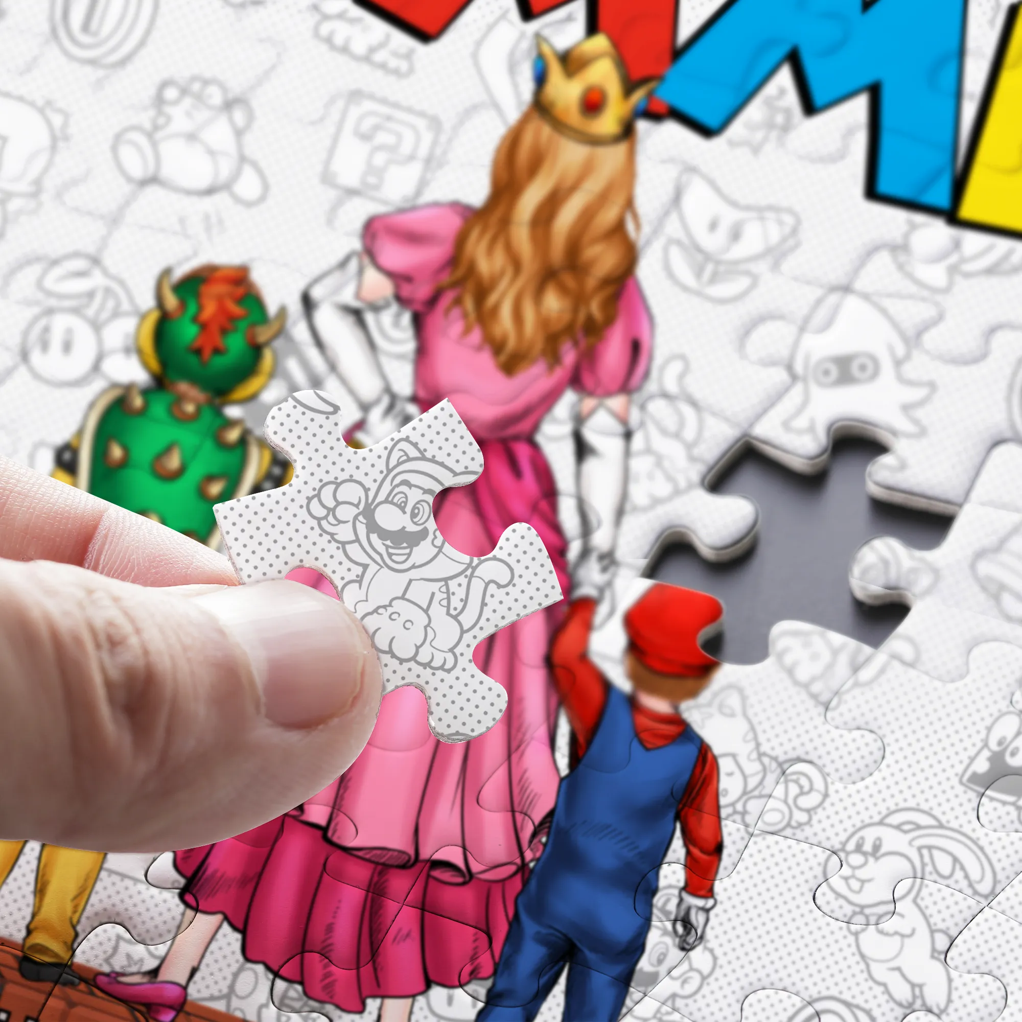Personalized Super Mommio Puzzle Gift for Mom - Custom Fun