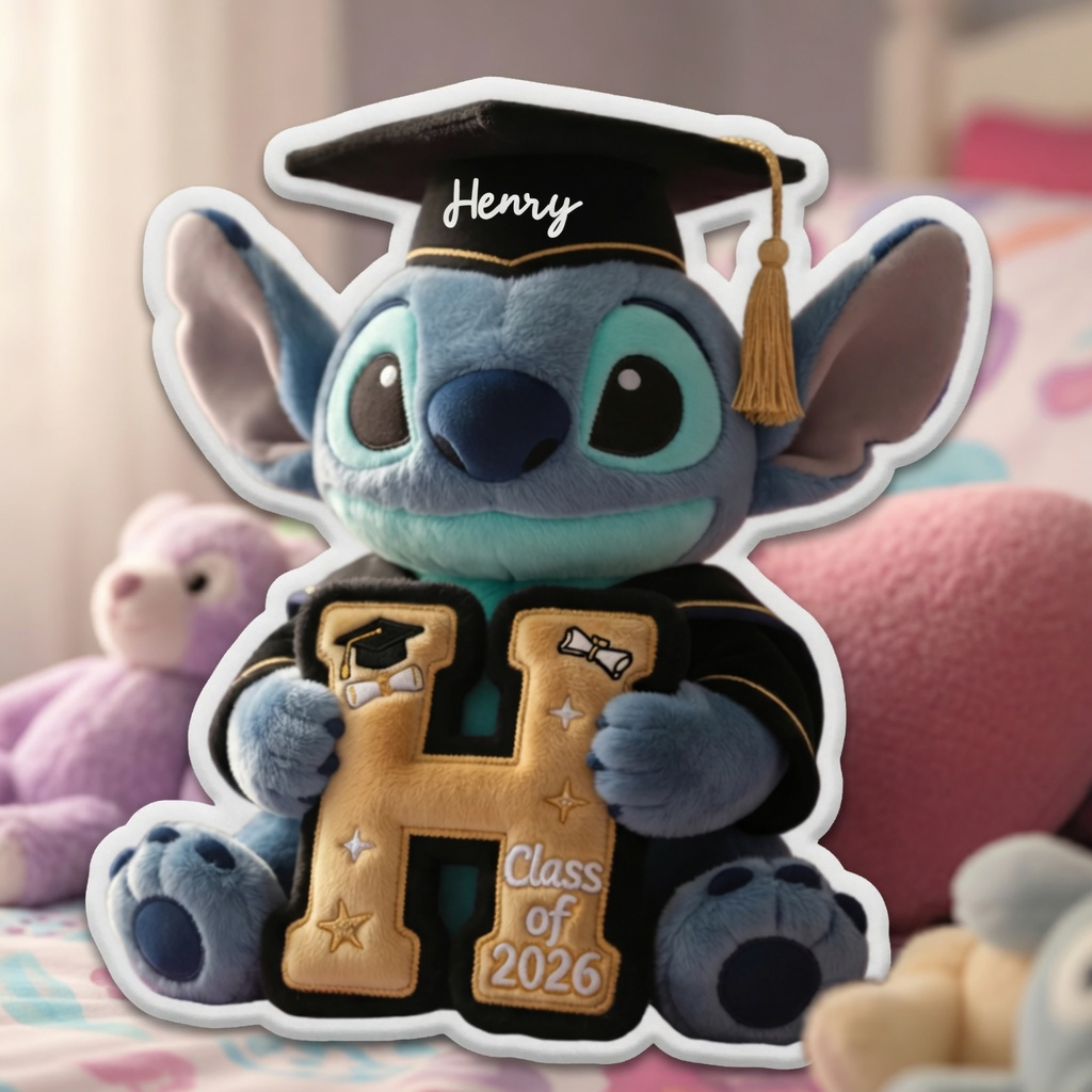 Personalized Graduation Keepsake Custom Shape Pillow Gift for Graduates