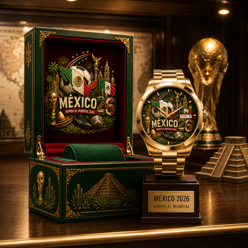 Mexico Football Team Men's Wrist Watch Custom Gift for Fans