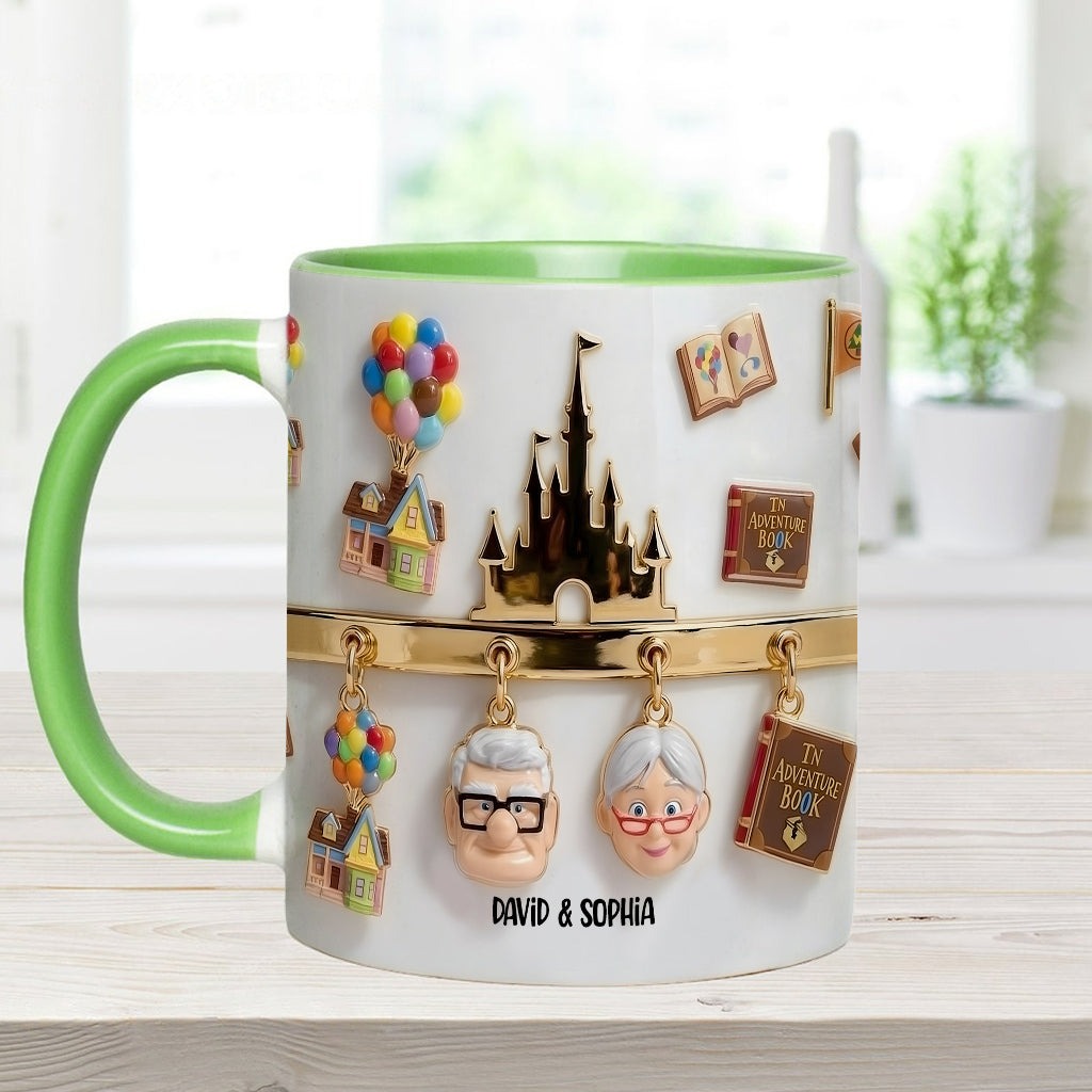 Personalized Accent Mug Gift for Grandparents Couples | GradoCreations