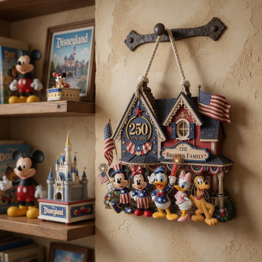 Personalized Custom Wood Sign 250 Years American Heritage Gift for Family