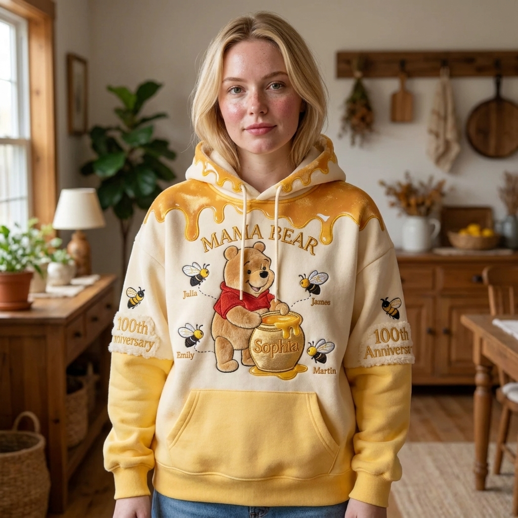 Personalized Mama Bear All Over Shirt Gift for Mom | Movie Fans