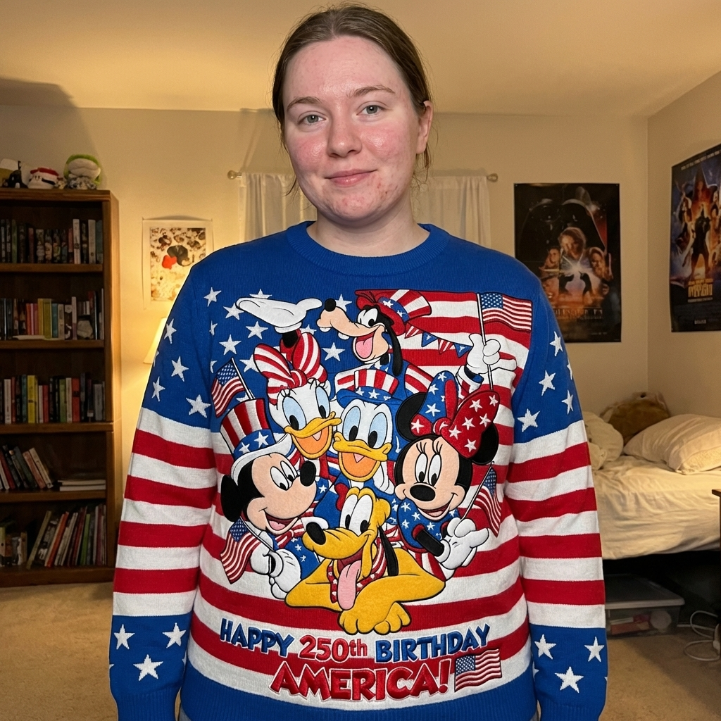Personalized 250th Anniversary USA Shirt with Disney Characters - Gift for Movie Fans & Families