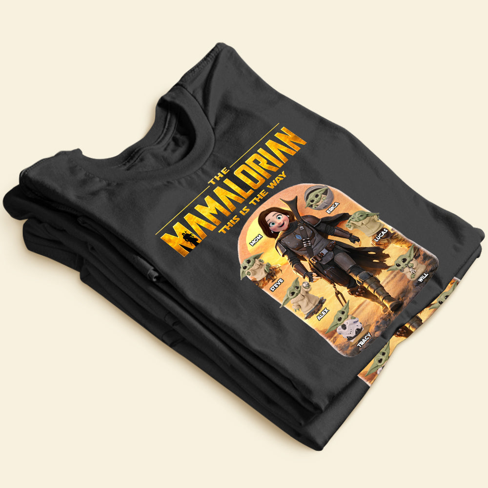 Personalized Mom Galaxy Warrior All Over Shirt Gift Idea
