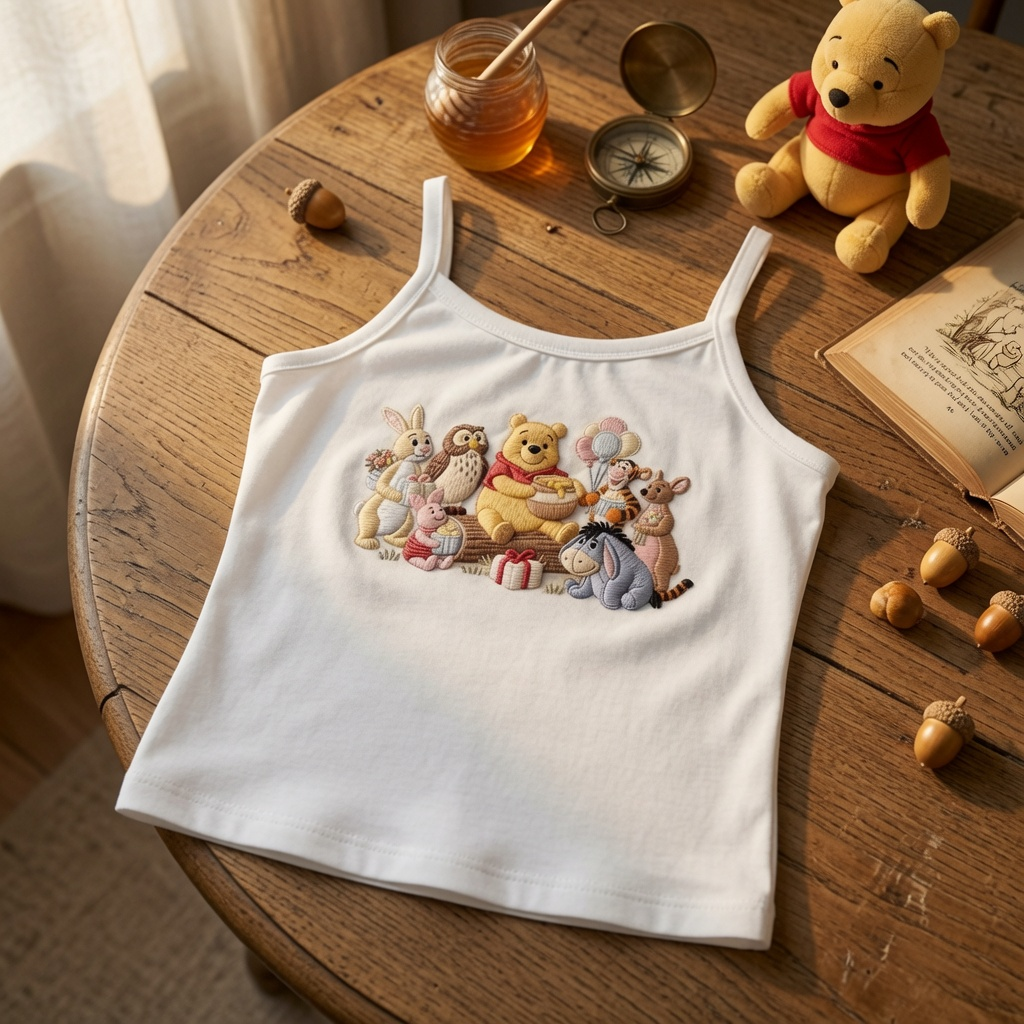 Personalized Embroidery Tank Top Gift for Her - Summer Style