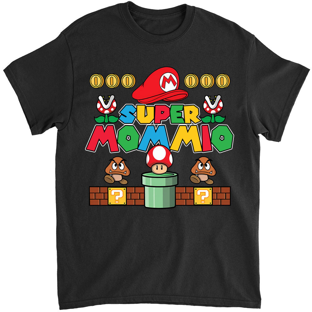 Personalized Super Mommio Gaming Shirt for Mom - Unique Gift