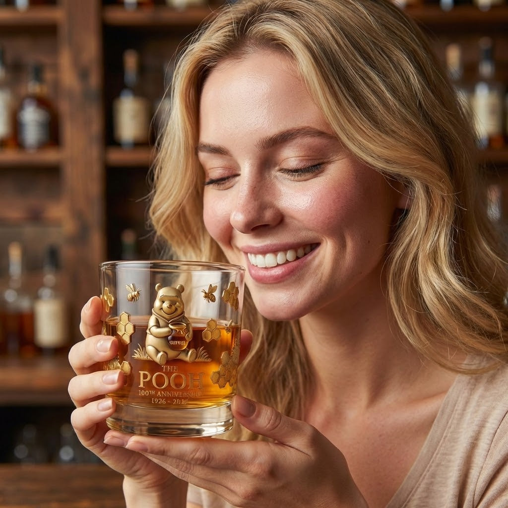 Personalized 100th Anniversary Whiskey Glass Gift for Movie Fans