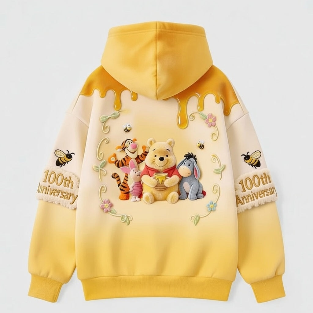 Personalized 100th Anniversary Shirt for Pooh Fans | Custom All Over Print Gift