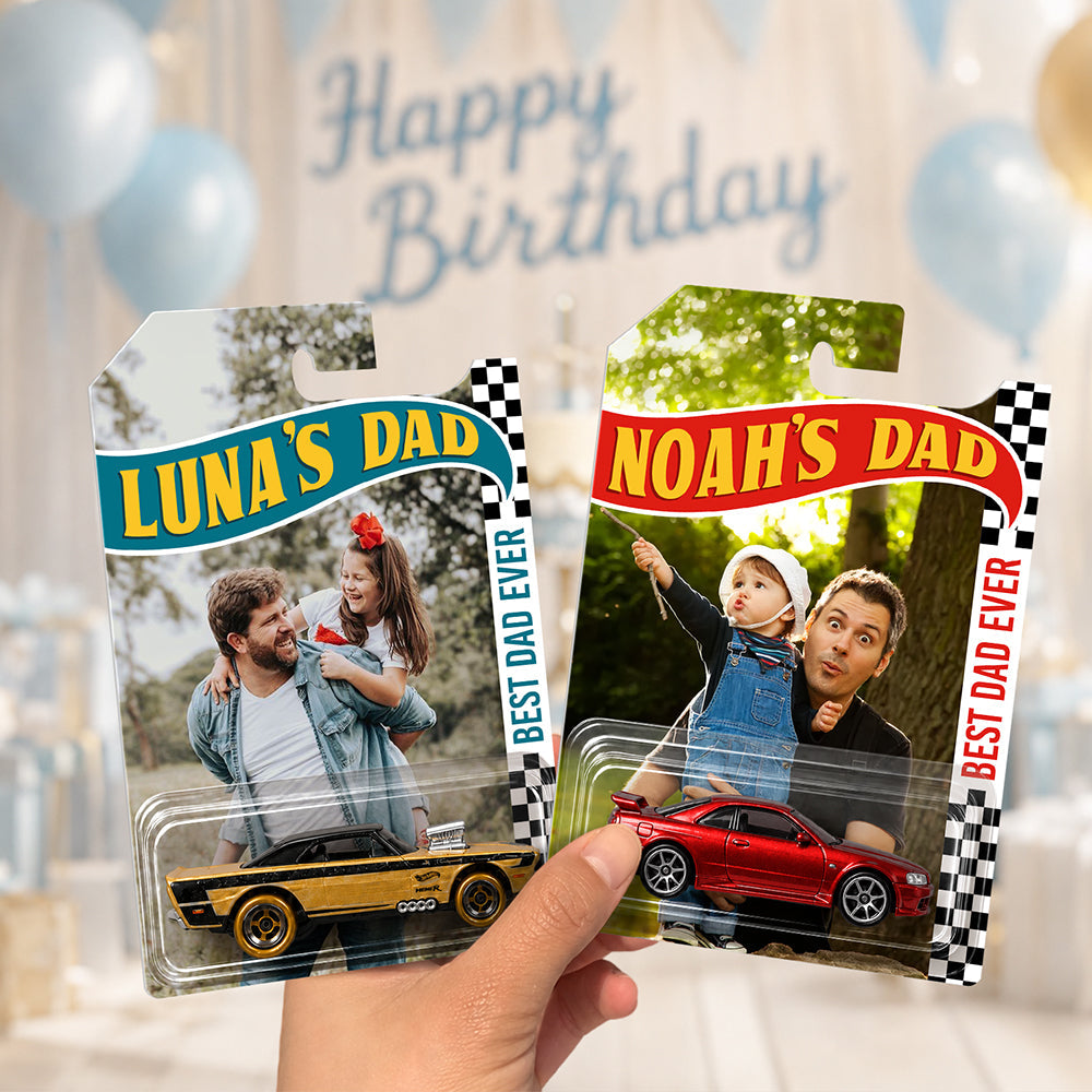 Personalized Hot Wheels Collector Packaging Gift for Dad HN590 - Hot Wheels GradoCreations