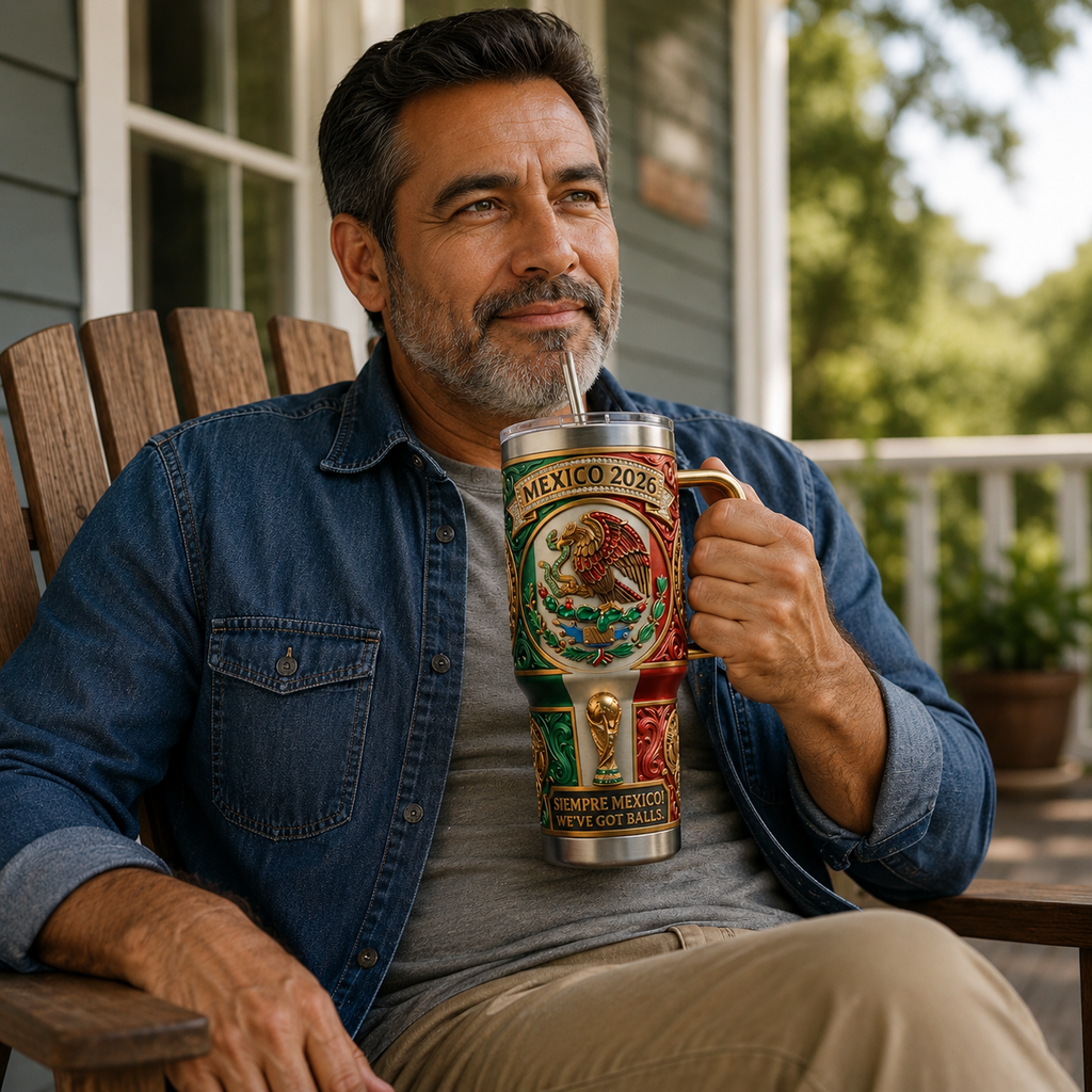 Personalized Tumbler for Football Lovers | Siempre Mexico Gift