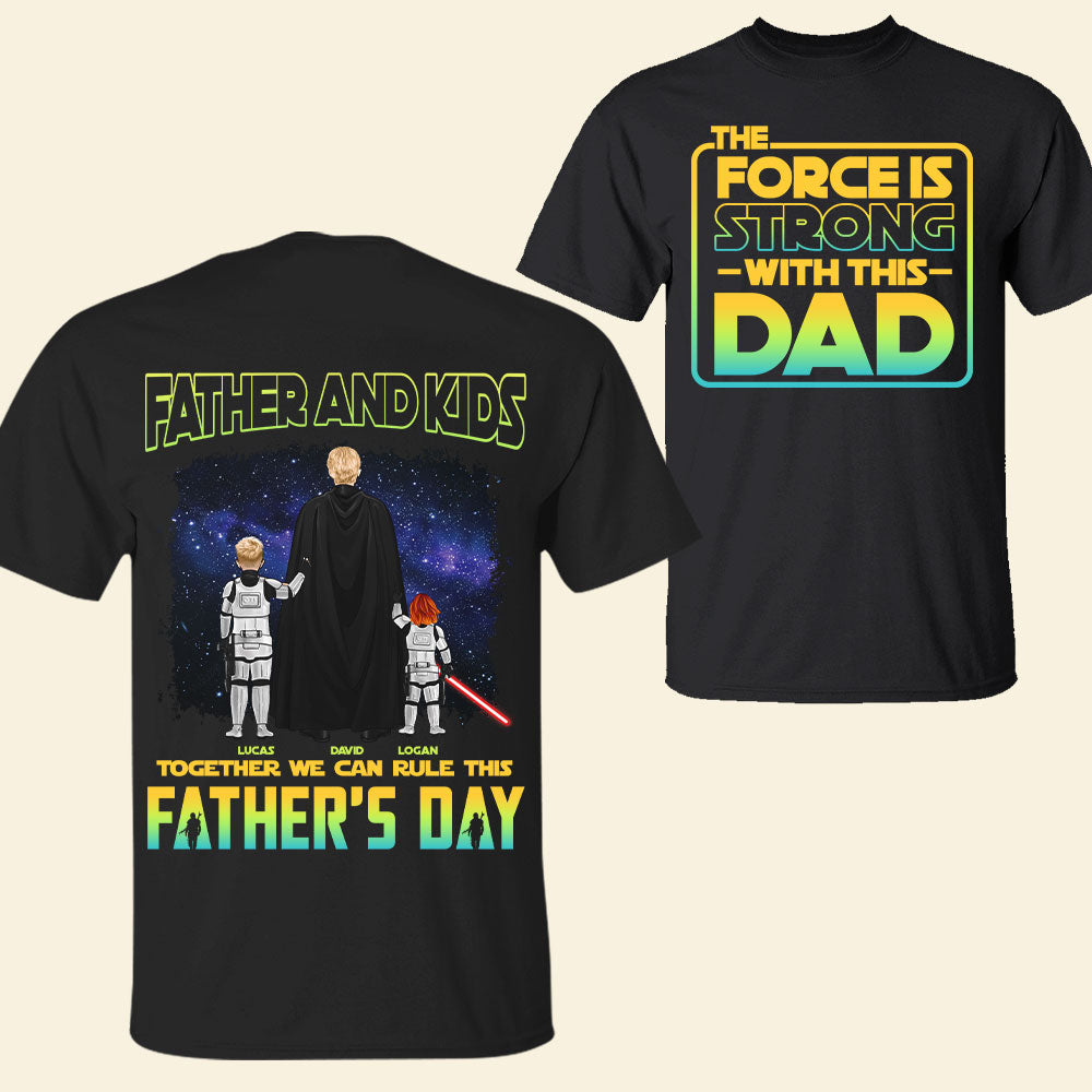 Personalized Star Wars Father's Day T-Shirt for Dad - Cotton Apparel