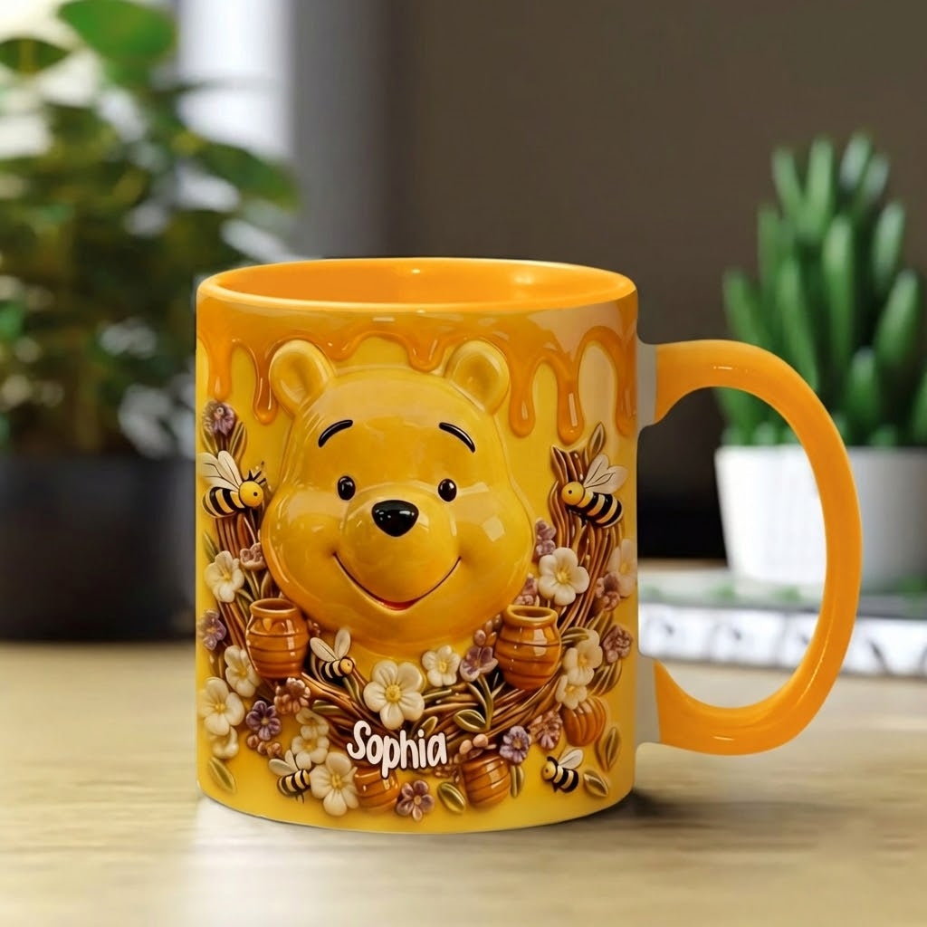 Personalized Honey Bear Mug Celebrate Friendship Gift for Movie Fans