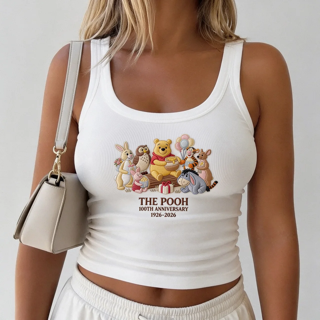 Personalized Embroidery Tank Top Gift for Her - Summer Style
