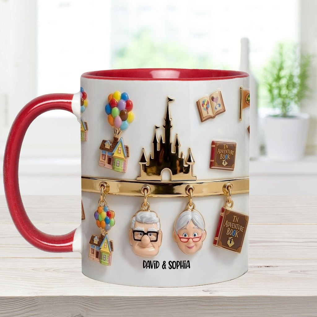 Personalized Accent Mug Gift for Grandparents Couples | GradoCreations