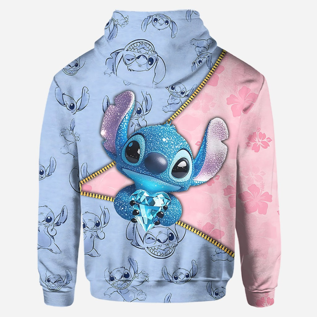 Personalized Ohana Means Family Hoodie and Leggings Set Gift for Mom