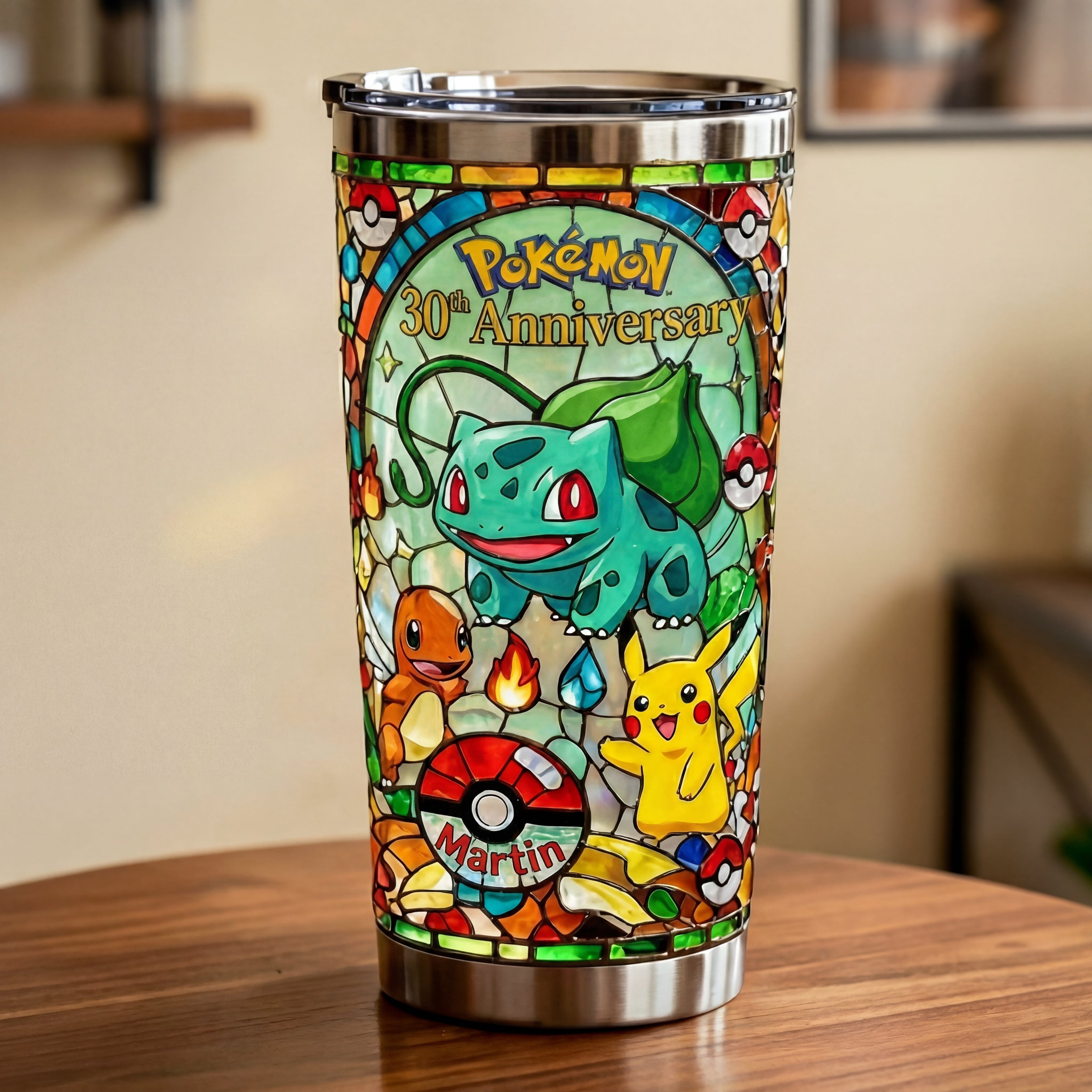 Personalized 30th Anniversary Tumbler Gift for Movie Fans