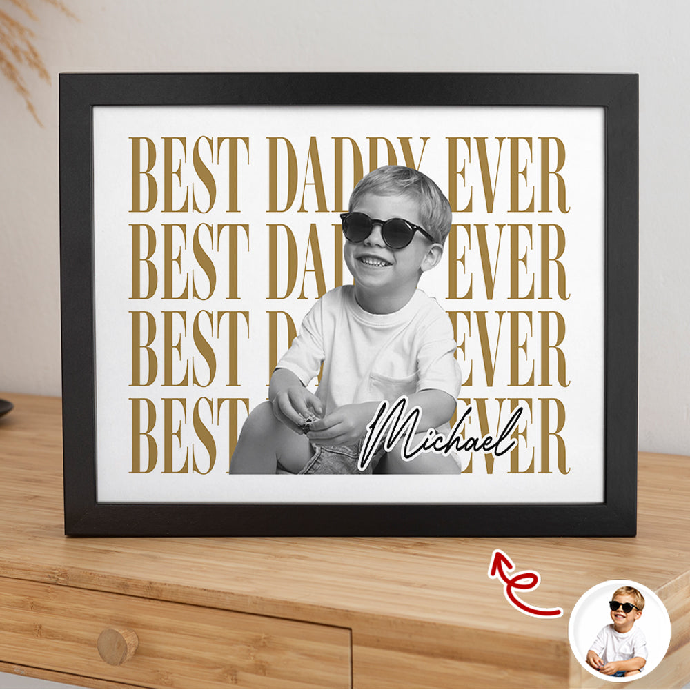 Personalized Custom Picture Frame Gift for Dad | GradoCreations HN590 - Picture Frame GradoCreations