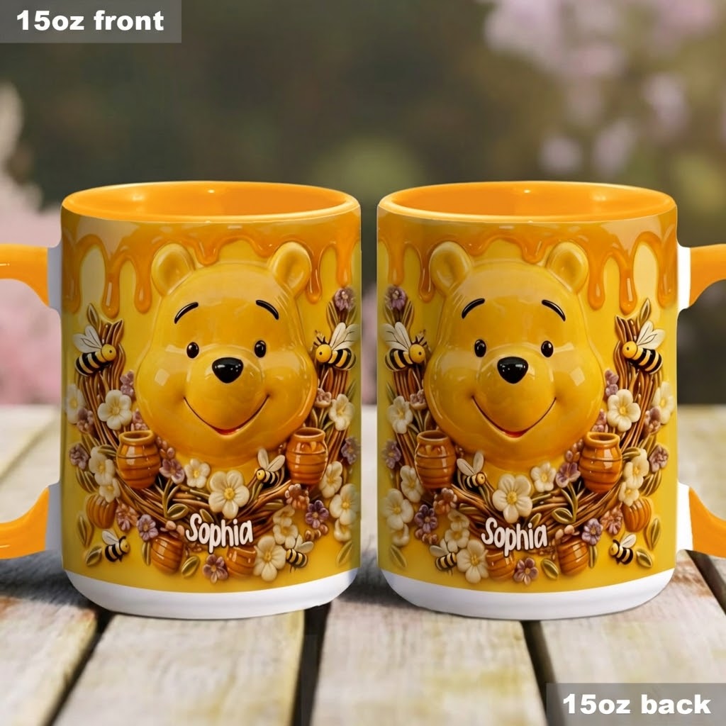 Personalized Honey Bear Mug Celebrate Friendship Gift for Movie Fans