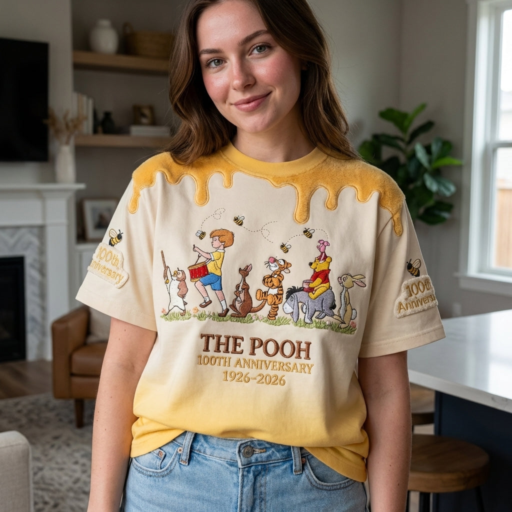 Personalized 100th Anniversary Honey Bear Shirt Gift for Movie Fans