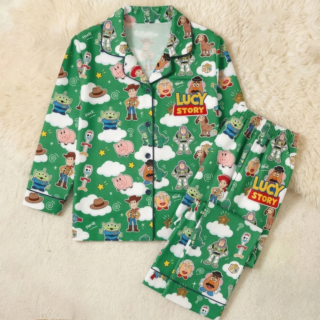 Personalized Toy Story Pajama Set Unique Gift for Movie Fans