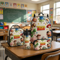 Personalized Cartoon-Themed School Backpack Set for Kids