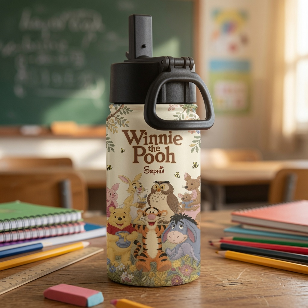 Personalized Winnie the Pooh Backpack Set for Kids - Back to School Gift School Bag+ GradoCreations