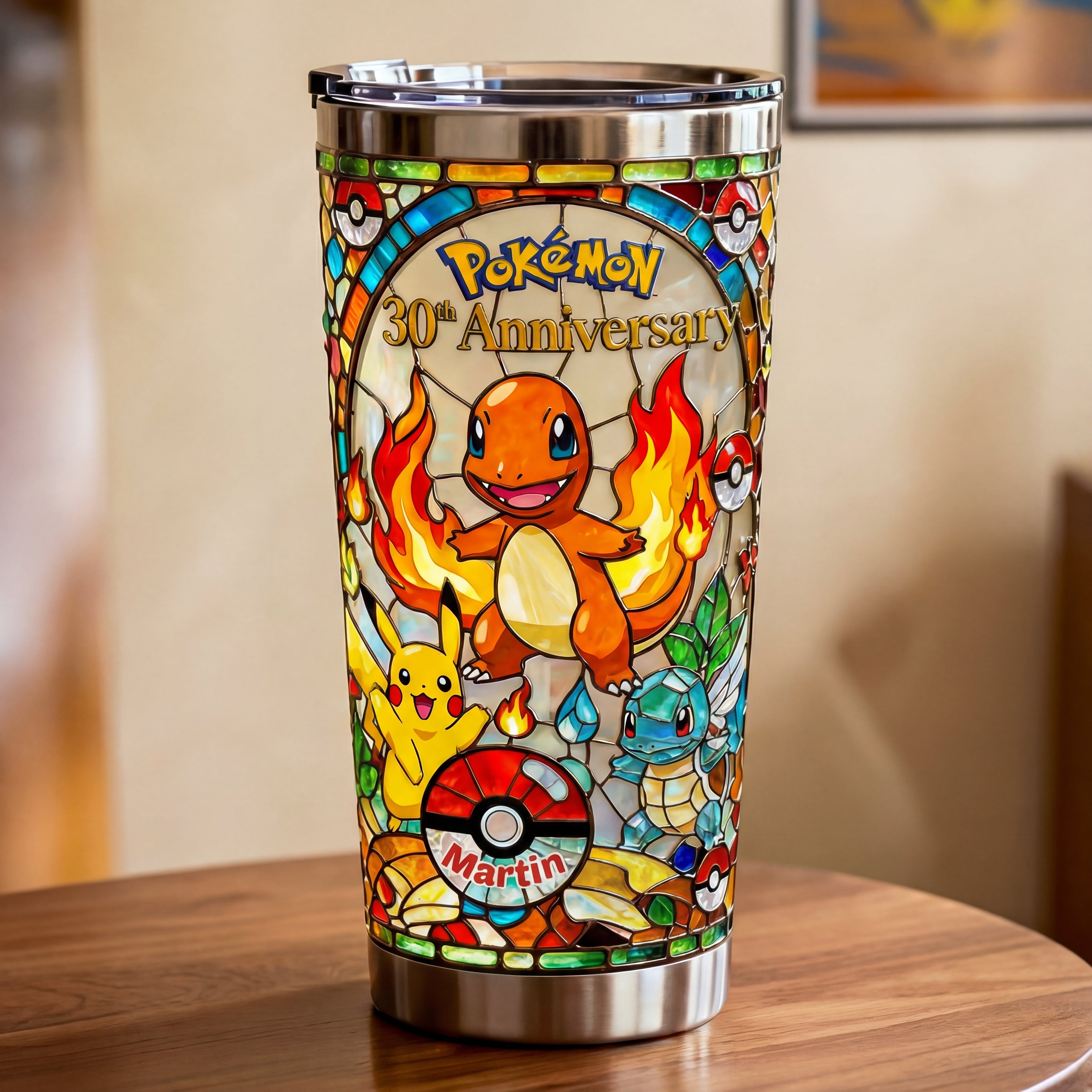 Personalized 30th Anniversary Tumbler Gift for Movie Fans