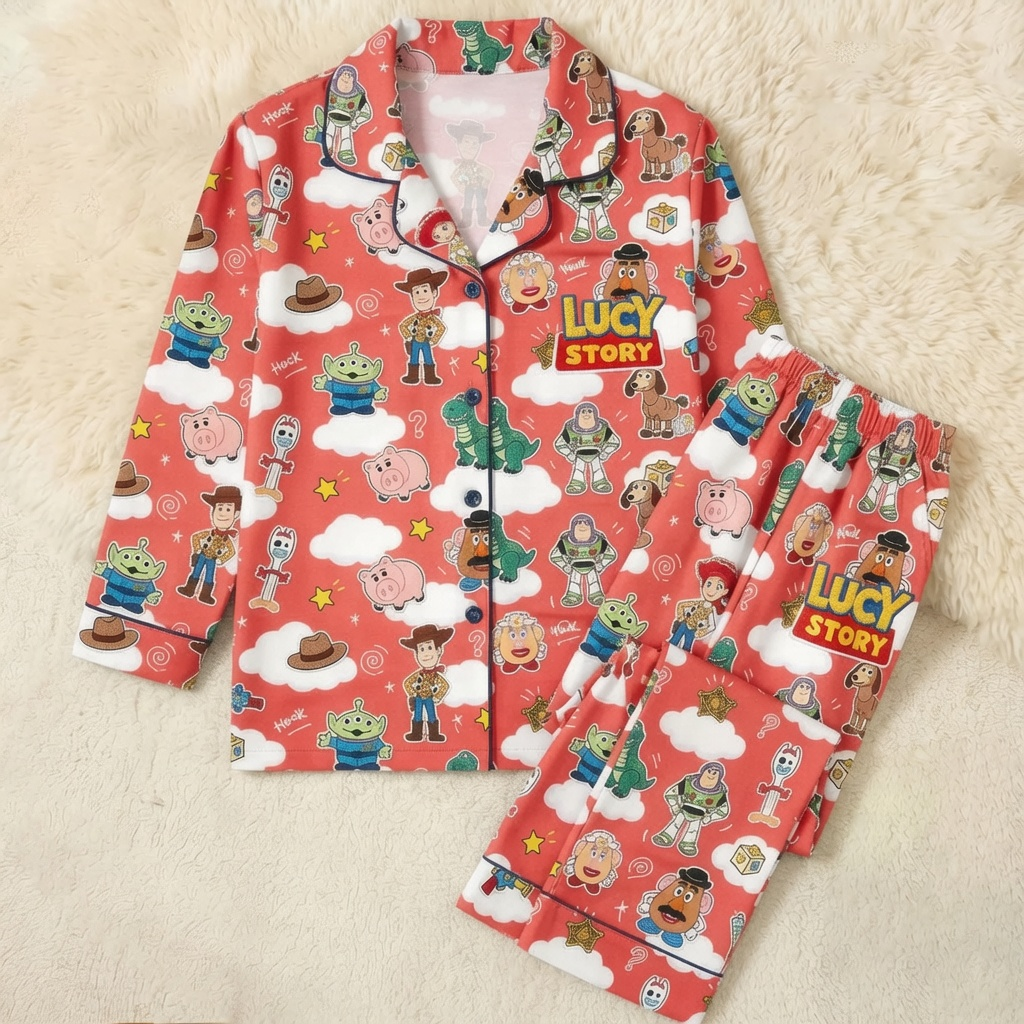 Personalized Toy Story Pajama Set Unique Gift for Movie Fans
