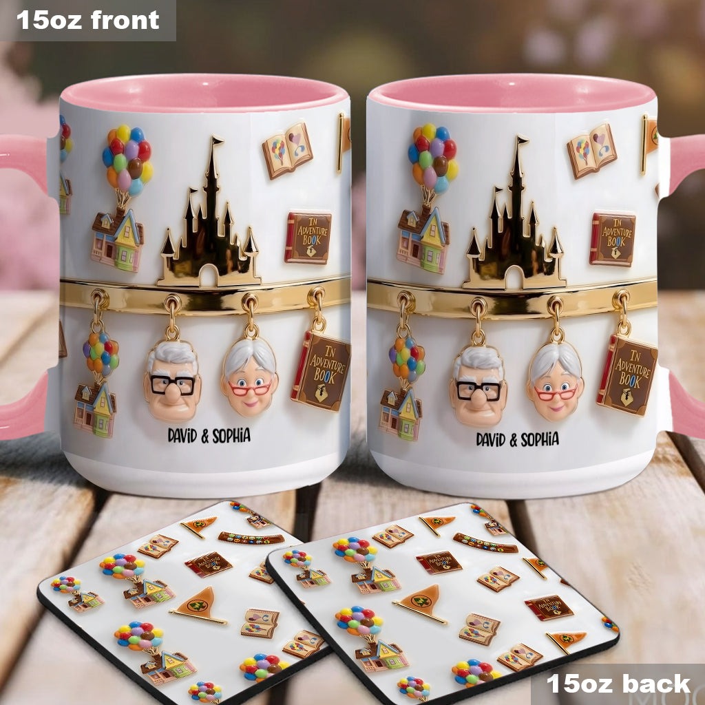 Personalized Accent Mug Gift for Grandparents Couples | GradoCreations