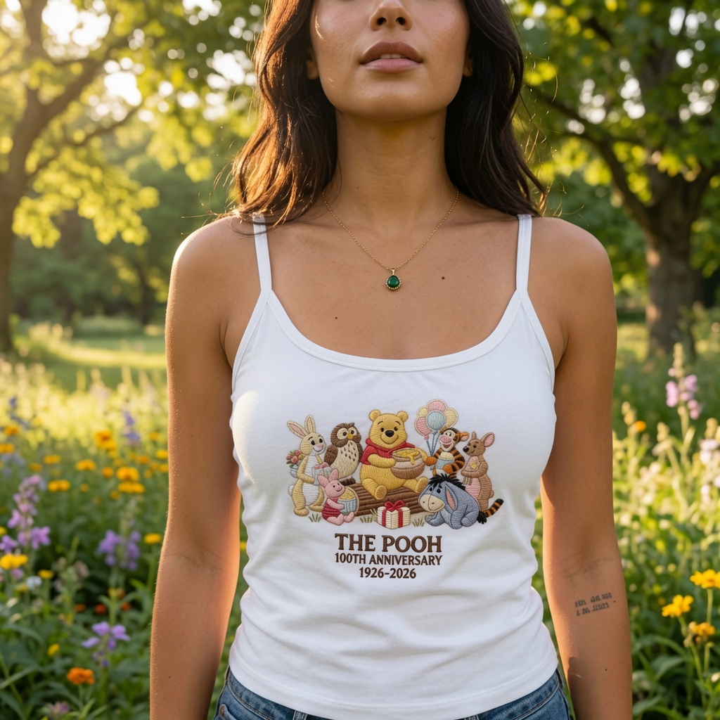 Personalized Embroidery Tank Top Gift for Her - Summer Style