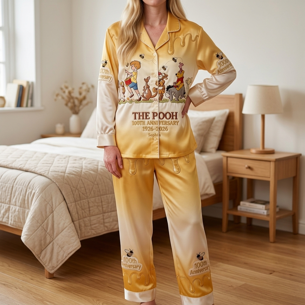 Personalized Disney 100th Anniversary Pajama Set for Movie Fans