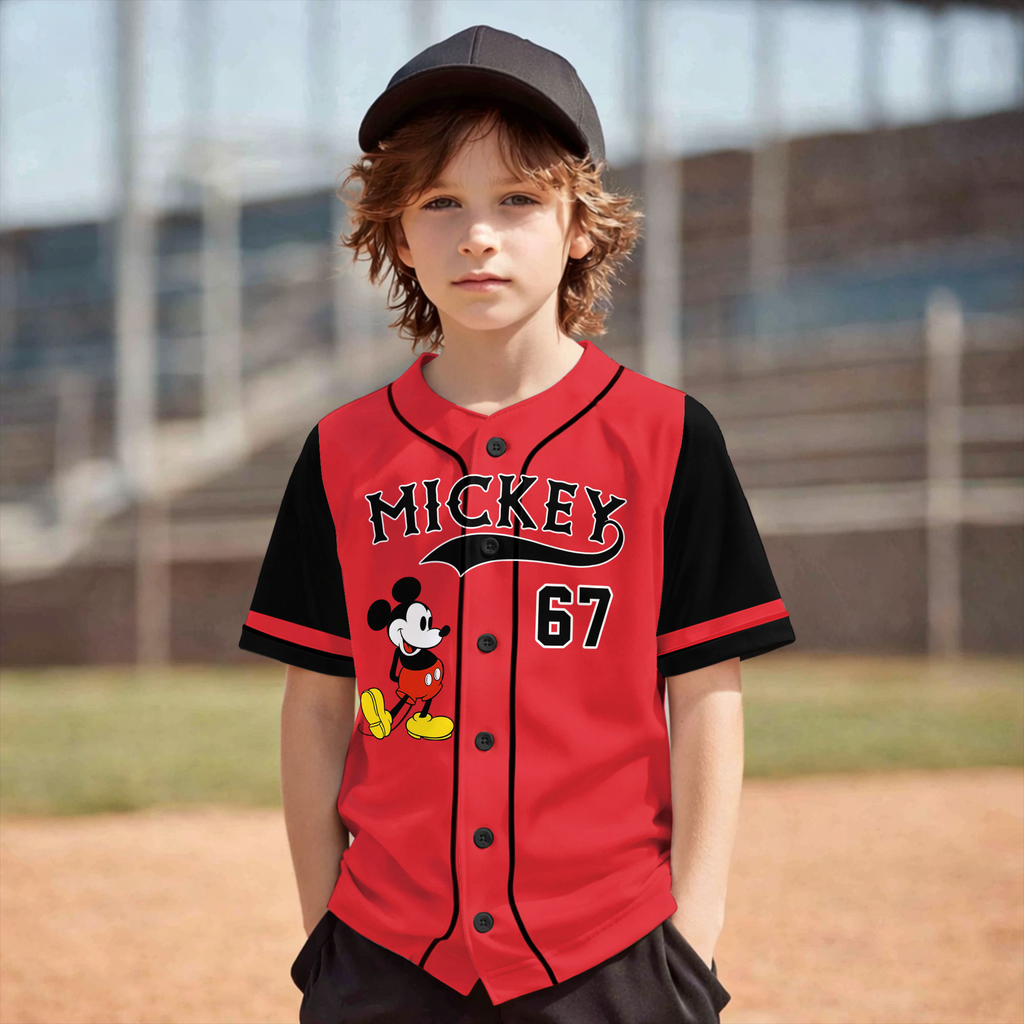 Personalized Disney Baseball Jersey for Kids, Youth, Adult - Unique Gift for Movie Fans