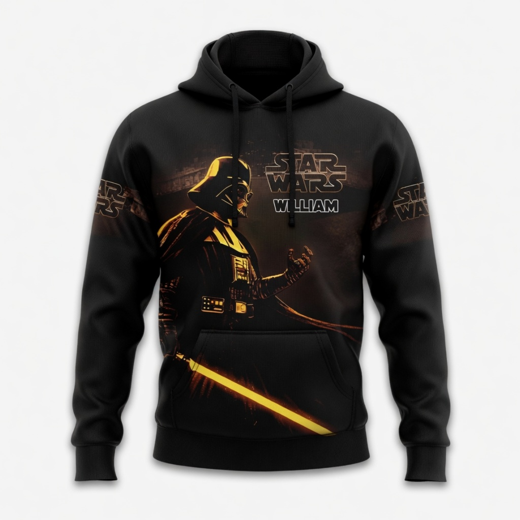 Personalized Star Wars 50th Anniversary AOP Shirt Gift for Movie Fans