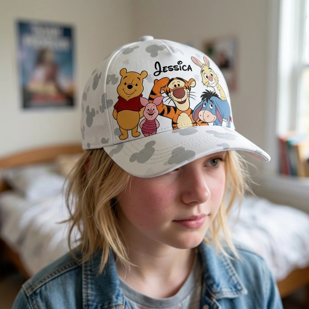 Personalized Classic Cap with Disney Characters Gift for Kids