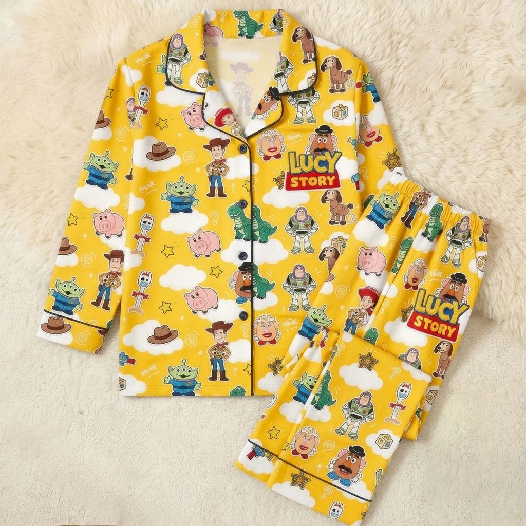 Personalized Toy Story Pajama Set Unique Gift for Movie Fans